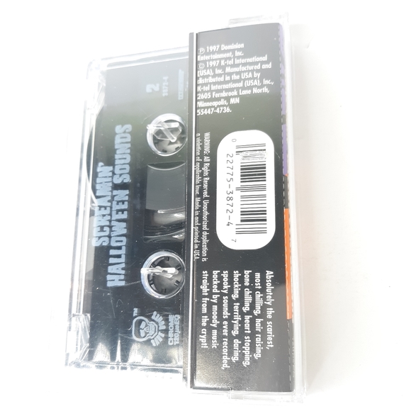 1997 Screamin Sounds of Halloween Cassette Tape Horror Scary Sound Effects FX - Picture 7 of 9